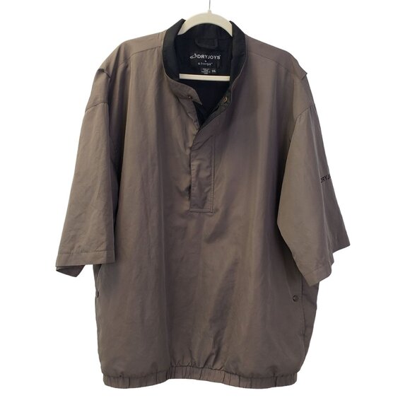 Footjoy Dryjoys Short Sleeve Pullover Windbreaker Jacket Size XXL - Picture 1 of 8